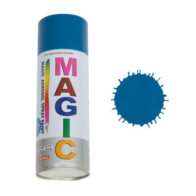Spray vopsea MAGIC Albastru azur , 400 ml. Kft Auto foto