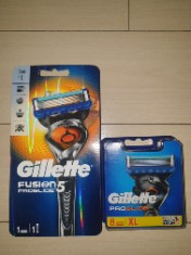 Aparat cu o rezerva +set de 8 buc Fusion Proglide noi foto