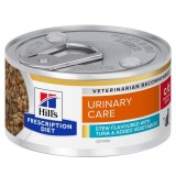 Cumpara ieftin Hill's Prescription Diet Feline C/D Strees Tuna &amp; Vegetables Stew, 1 plic 85 g