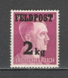 Deutsches Reich.1944 Timbre de inregistrare-supr. XD.145