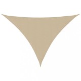 Cumpara ieftin Parasolar, bej, 4x5x5 m, tesatura oxford, triunghiular