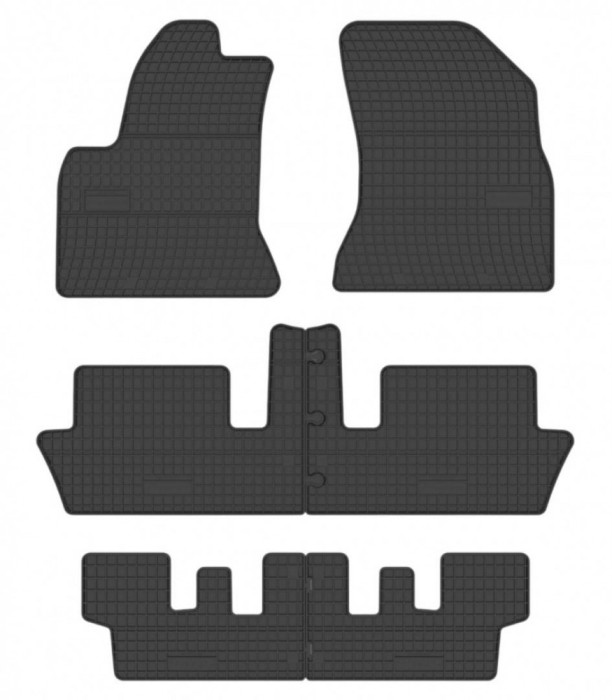 Covorase Presuri Auto Cauciuc Dedicate Citroen C4 PICASSO - 7 locuri 2006-2013