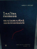 Marcel N. Rosculet - Analiza matematica, vol. 1 (Editia: 1967)