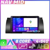 Navigatie BMW E39 si E53 KIT 082 EDOTEC-LITE Android Ecran 720P Octa Core 4 64 Carplay CarStore Technology