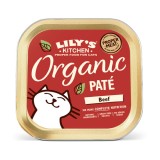 Cumpara ieftin Lily&#039;s Kitchen Cat Adult Organic Beef Pate, 85 g