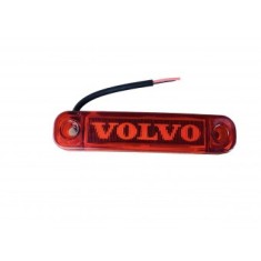 Lampa de gabarit cu LOGO Volvo rosie 12v-24v