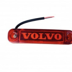 Lampa de gabarit cu LOGO Volvo rosie 12v-24v