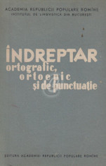 Indreptar ortografic, ortoepic si de punctuatie (1960) foto