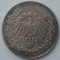 Moneda Argint Germania - 1/2 Mark 1915 - D