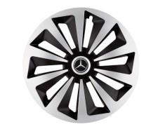 Set 4 capace roti Fox Gri-Negru R15 pentru gama auto Mercedes