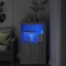 vidaXL Dulap lateral cu lumini LED, gri sonoma, lemn prelucrat 836628