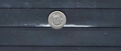 LUXEMBURG 84 - MONEDA 1 FRANCS, VF foto