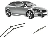 Cumpara ieftin Set 3 stergatoare VOLVO C30 (533) 2006-2012, pentru parbriz si luneta, Bosch Twin-Aerotwin