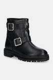 Answear Lab botine femei, culoarea negru, cu platforma