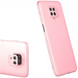 Husa Plastic GKK Full Cover pentru Xiaomi Redmi Note 9 Pro / Xiaomi Redmi Note 9S, Roz