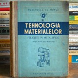 Tehnologia Materialelor folosite &icirc;n Metalurgie - Manual pentru Școli Profesionale - Ed. Tehnică - Rezervele de Muncă
