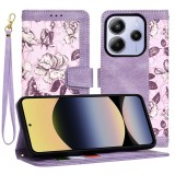 Techsuit - FlipCraft - Xiaomi Redmi Note 14 5G - Mysterious Purple
