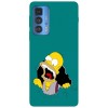 Husa compatibila cu Motorola Edge 20 model Hungry Homer, Silicon, TPU, Viceversa, Transparent, Carcasa