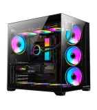 Sistem Desktop PC Gaming MCO; AMD Ryzen 7 9800X3D pana la 5.2GHz, 32GB DDR5;