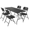 Outsunny măsuțe pentru plajă ușoare mobilier de camping bucătărie plastic pop pliabil pentru banchete | Aosom Romania