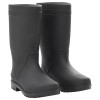 Cizme Ploaie Gossi Negre PVC Marimea 40 Impermeabile Antialunecare 28.5cm