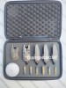 Set 4 Avertizori Pescuit SAIMINO 518 RXL cu Statie, Lampa Cort, Sunet Polifonic, Volum/Ton/Sensibilitate Reglabile, Khaki, Baterii Incluse