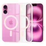 Husa pentru iphone 16 plus, atasare magnetica, magsafe, nude pink