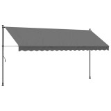 Cumpara ieftin Copertina retractabila, antracit, 400x150 cm, textil si otel