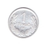 Moneda Ungaria 1 pengo 1927, stare buna, curata, Europa, Argint