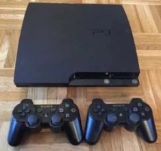 Ps3 slim 1Tb modat+2 manete +160 jocuri+GTA 5,Fifa 19,Minecraft,Lego,MK,Blur,Call of Dutty,PES,NFS,Killzone