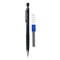 Creion Mecanic, Stilou, 0.5mm, Cu 4 Radiere și Mine, Negru, Set 6 Bucăți