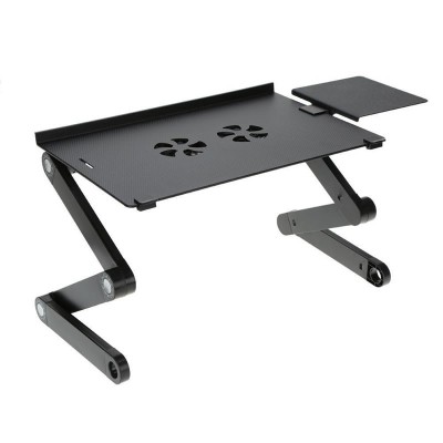 Masuta reglabila si pliabila pentru laptop T8 cu 2 ventilatoare foto