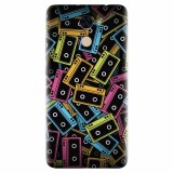 Husa silicon pentru Huawei Enjoy 7 Plus, Audio Cassette Color Vector