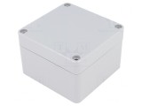 Carcasă Universală ABS Gri &Icirc;nchis IP65 80x82x55mm