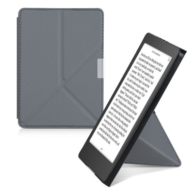 Husa pentru Kobo Aura Edition 2, Kwmobile, Gri, Piele ecologica, 41181.73 foto