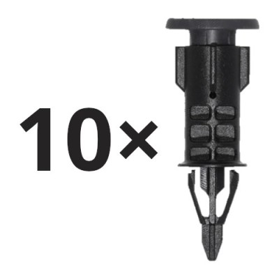 Set 10 Tampon cauciuc Renault Clio Iii (R0/1), Clio Iv, Megane Iii, Megane, hayon foto