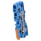 Conector de &Icirc;mbinare Șine 0,5-16mm&sup2; 3 Borne Albastru