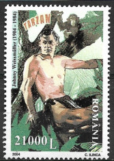 B0473 - Romania 2004 - Tarzan neuzat,perfecta stare foto