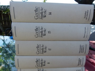 Goethe - werke 7,8,10,13, 14,15,16,17 foto