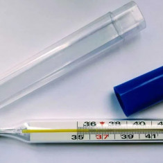 Termometru medical uman cu Mercur pentru luat temperatura corpului