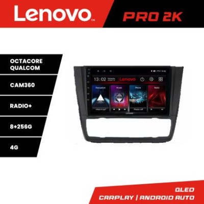 Navigatie BMW Seria 1 E87 Lenovo Kit-BMW117 8 core QLED 2K 8+256 360 Android Waze USB Navigatie Internet Youtube Radio CarStore Technology foto