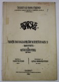 MARSUL PROMOTIEI 1920 A SCOLILOR MILITARE DE INFANTERIE , GENIU SI ADMINISTRATIE de ELEVUL ZAPAN MIHAIL , 1920 , PARTITURA , VEZI DESCRIERE !