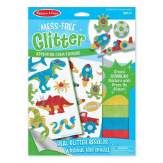 Set creatie abtibilduri cu sclipici Aventuri Melissa and Doug foto