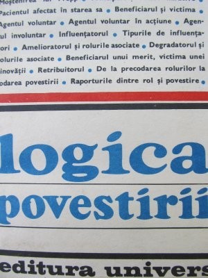 Logica povestirii - Claude Bremond
