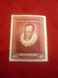 Serie Chile 1947 -400 Ani Miguel de Cervantes , 1 valoare, Nestampilat