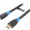 Cablu HDMI 1.4 VENTION 5m negru PVC 30AWG