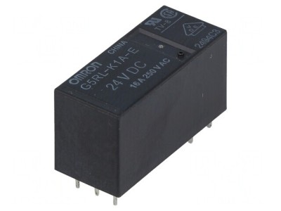 Releu Electromagnetic 24VDC 16A SPST foto