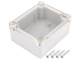 Carcasă Universală ABS Gri cu Garnitură 74x89x41mm, KRADEX