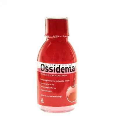 Apa de Gura Ossidenta Cirese cu Menta Biofarm 250ml foto