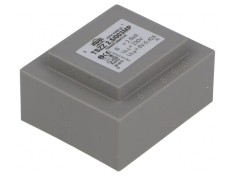 Transformator &icirc;ncapsulat 2,5VA 230V 6V 410mA PCB IP00